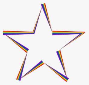 Transparent Rainbow Star Clipart - Portable Network Graphics, HD Png Download, Free Download