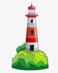 Lighthouse Png - Cartoon Lighthouse Transparent Background, Png Download, Free Download