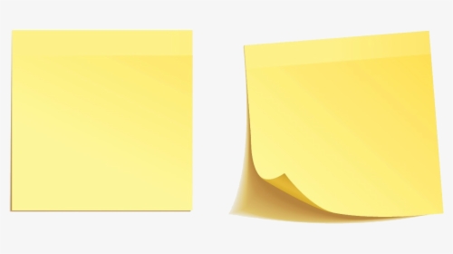 Big Sticky Note Image No Writing - Post It Note Peeling, HD Png Download, Free Download