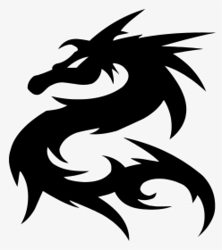 Design Clipart Dragon - Cool Black And White Logo, HD Png Download, Free Download