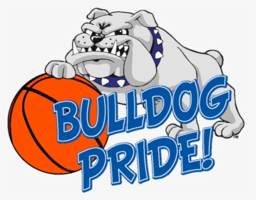 Bulldog Clipart Basketball - Bulldogs Playing Basketball Clipart, HD Png Download, Free Download