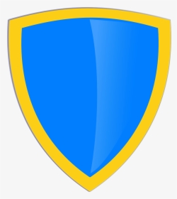 Clipart Gold Shield Blue, HD Png Download, Free Download