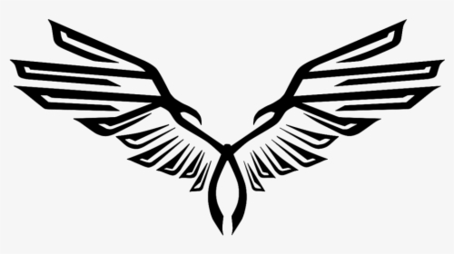 Wing,black And - Eagle Wings Logo Png, Transparent Png, Free Download