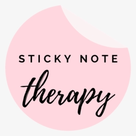 Sticky Note Therapy - Circle, HD Png Download, Free Download