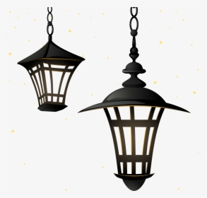 Vector Street Light Lamp Chandelier Lighting Retro - Lampion Ramadhan Vector Png, Transparent Png, Free Download