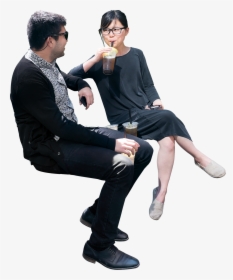 Sitting Man And Woman Png - Photoshop Human Figure Png, Transparent Png, Free Download