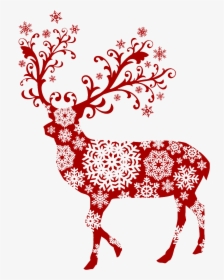 Clipart Reindeer Secret Santa - Christmas Snow Flakes, HD Png Download, Free Download