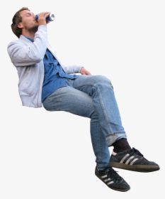 People Sitting, Sitting People Charlie Bruzzese Charlie - People Drinking Beer Png, Transparent Png, Free Download
