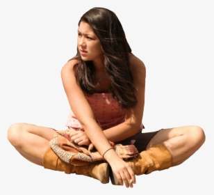Person Sitting Cross-legged - Person Sitting Cross Legged Png, Transparent Png, Free Download