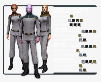 09 ] - Star Trek Online Maco Uniform, HD Png Download, Free Download