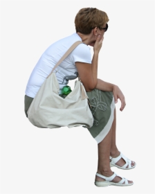 People Sitting, Sitting Woman Cut Out People Trees - People Sitting Png Side, Transparent Png, Free Download