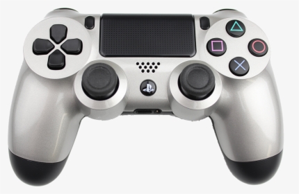 Playstation, Ps4 Controller Silver Png - White Ps4 Controller Transparent, Png Download, Free Download