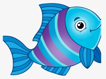 Ocean Clipart Rocks - Ocean Animals Cartoon Fish, HD Png Download, Free Download