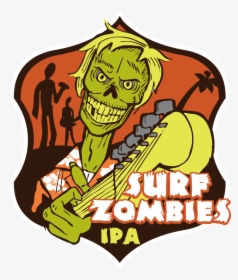 Surf Zombies - Cartoon, HD Png Download, Free Download