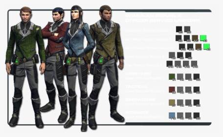 Mciehs1 - Romulan Republic Dress Uniform, HD Png Download, Free Download