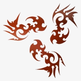 Black Dragon Outline Tribal Tattoo Roblox