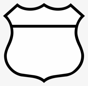 Blank Shield Png - Blank Route 66 Signs, Transparent Png, Free Download