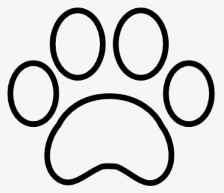 Print Free Clipart Download Icon Pinterest Outlines - White Paw Patrol Paw Print, HD Png Download, Free Download
