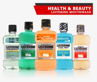 Listerine Mouthwash 250ml - Listerine 250 Ml, HD Png Download, Free Download