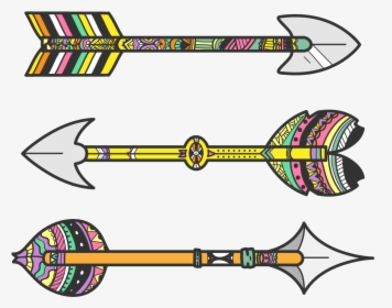 Vector Tribal Arrow - Tribal Transparent Arrow Clip Art, HD Png Download, Free Download