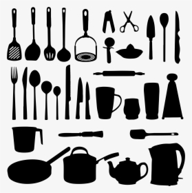 Clipart Kitchen Utensils, HD Png Download, Free Download