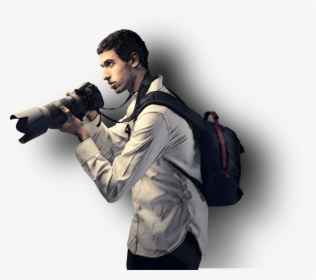 Person With Camera Png - Camera Man Transparent Png, Png Download, Free Download