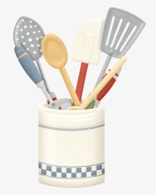 Transparent Utensil Clipart - Transparent Cooking Utensils Clipart, HD Png Download, Free Download