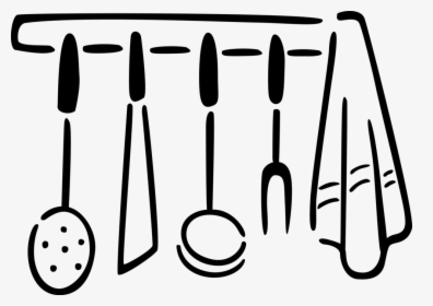 Vector Illustration Of Kitchen Kitchenware Cooking - Transparent Kitchen Utensil Cook Clipart Png, Png Download, Free Download