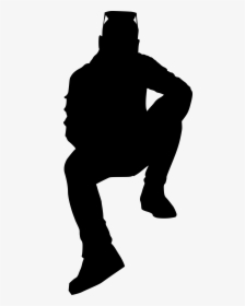 Silhouette Sitting Man Png, Transparent Png, Free Download