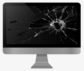 Display Device,screen,output Monitor,electronic Device,computer - Broken Computer Screen Png, Transparent Png, Free Download