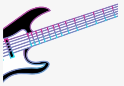 Guitar Cliparts Guitar Clip Art At Clker Vector Clip - Black And White Bass Guitar Clipart, HD Png Download, Free Download
