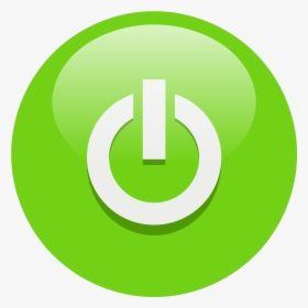 Green Power Button Logo, HD Png Download, Free Download