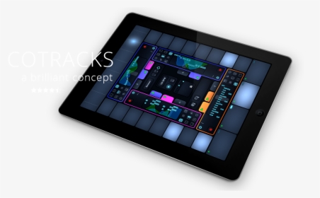 Cotracks Collaborative Multiuser Music App For Ipad - Tablet Computer, HD Png Download, Free Download