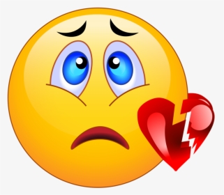 Фото, Автор Soloveika На Яндекс - Broken Heart Sad Face Emoji, HD Png Download, Free Download