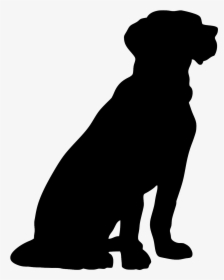 Sitting Dog Silhouette Png - Sitting Dog Silhouette Clip Art, Transparent Png, Free Download