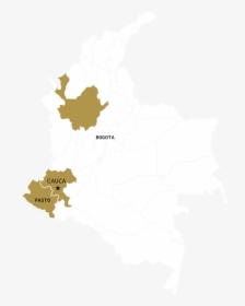 Mapa Colombia En Azul, HD Png Download, Free Download