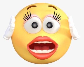 Transparent Shock Emoji Png - Surprised Emoji Transparent Background, Png Download, Free Download