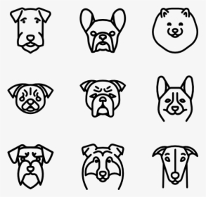 Dog Breeds Heads - Dog Breeds Icon, HD Png Download, Free Download
