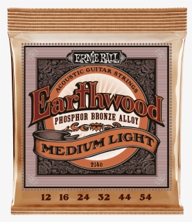 Earthwood Extra Light Phosphor Bronze Acoustic Guitar - Ernie Ball Earthwood, HD Png Download, Free Download