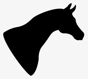 Clipart - Silhouette Horse Head Clipart, HD Png Download, Free Download