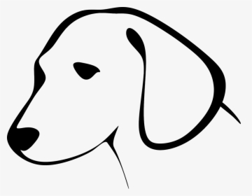 Animal, Canine, Dog, Encouraging, Pet, Silhouette - Dog Head Clipart Black And White, HD Png Download, Free Download