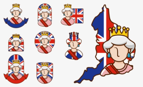 Queen Elizabeth Vector - Png Queen Of England Crown, Transparent Png, Free Download