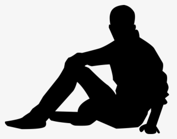 Silhouette, People, Position, Man, Strength, Fashion - Man Sitting Silhouette Png, Transparent Png, Free Download