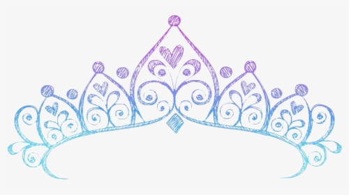 Crown Drawing Png - Drawing Princess Crown, Transparent Png, Free Download