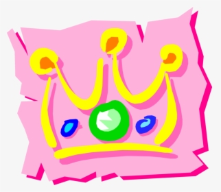 Vector Illustration Of Crown Symbolic Monarch Or Royalty - Crown, HD Png Download, Free Download