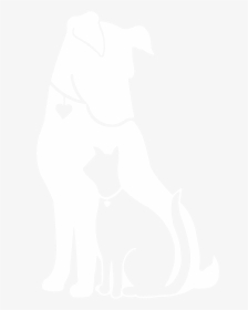 Silhouette Cat And Dog Png, Transparent Png, Free Download