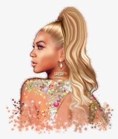Beyonce Drawing Png, Transparent Png, Free Download