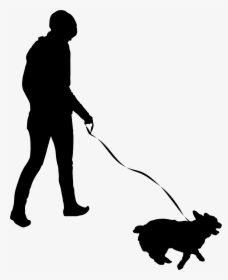 Image Freeuse Silhouette At Getdrawings Com Free For - Walking Dog Silhouette Png, Transparent Png, Free Download