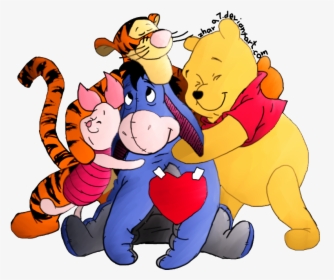 Winnie The Pooh Hug, HD Png Download, Free Download