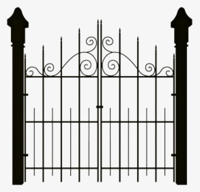 Haunted House Gate Png, Transparent Png, Free Download